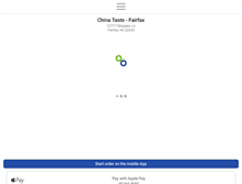 Tablet Screenshot of chinatastefairfax.com